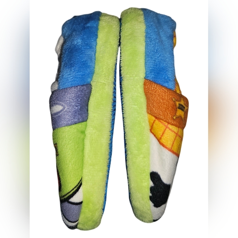 Disney Toy Story Woody & Buzz Plush Slippers Toddler Sz 5T-6T - Picture 2 of 9
